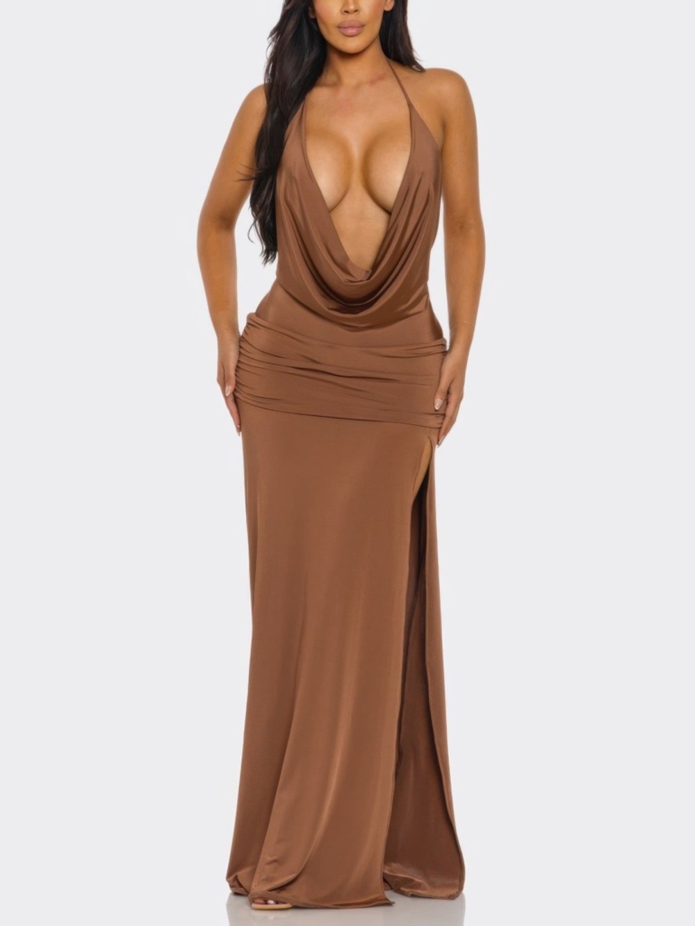 Eclipse Drape Maxi Gown